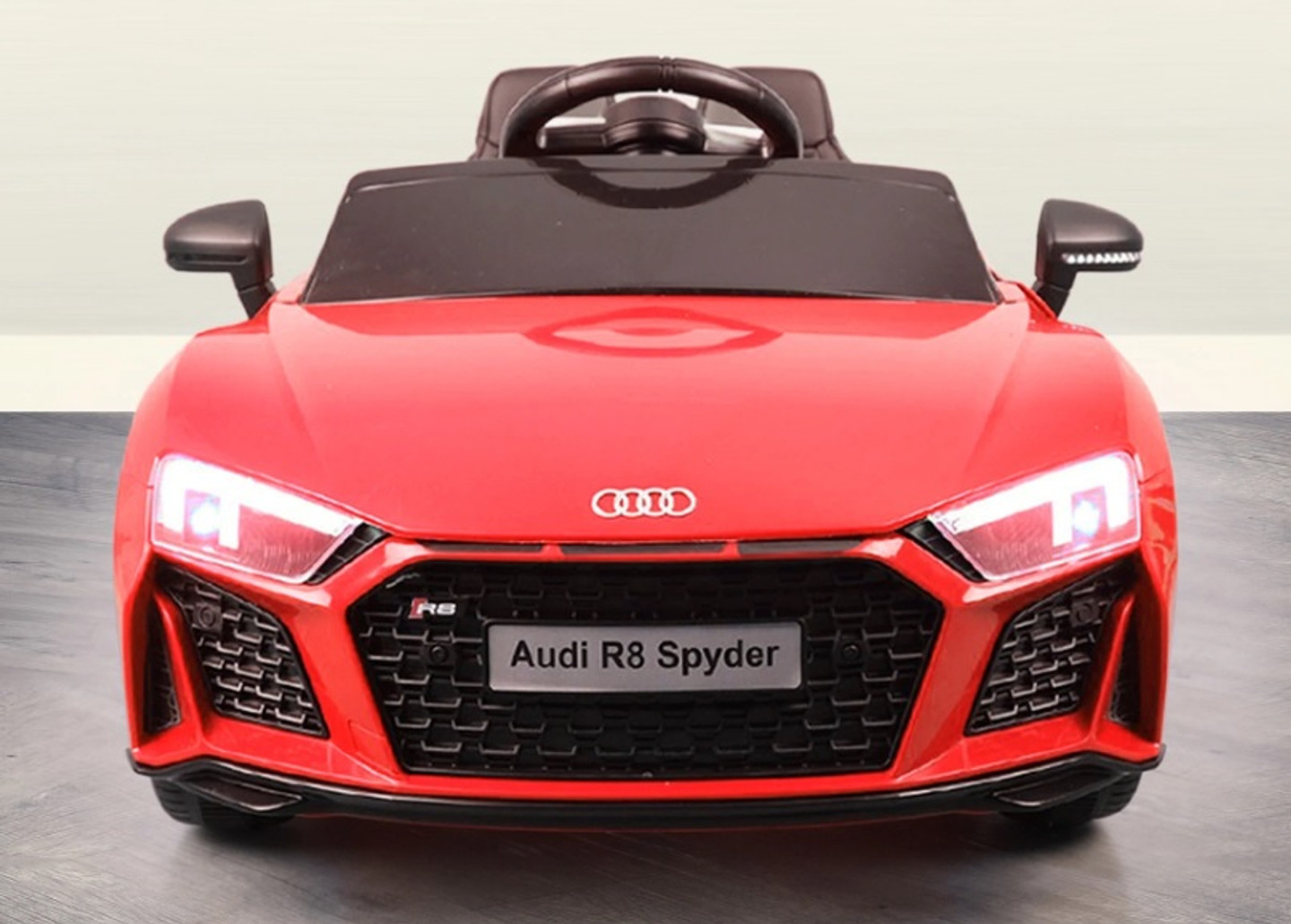 Licensed Audi R8 Spyder 12V Electric Ride On Car (Red)