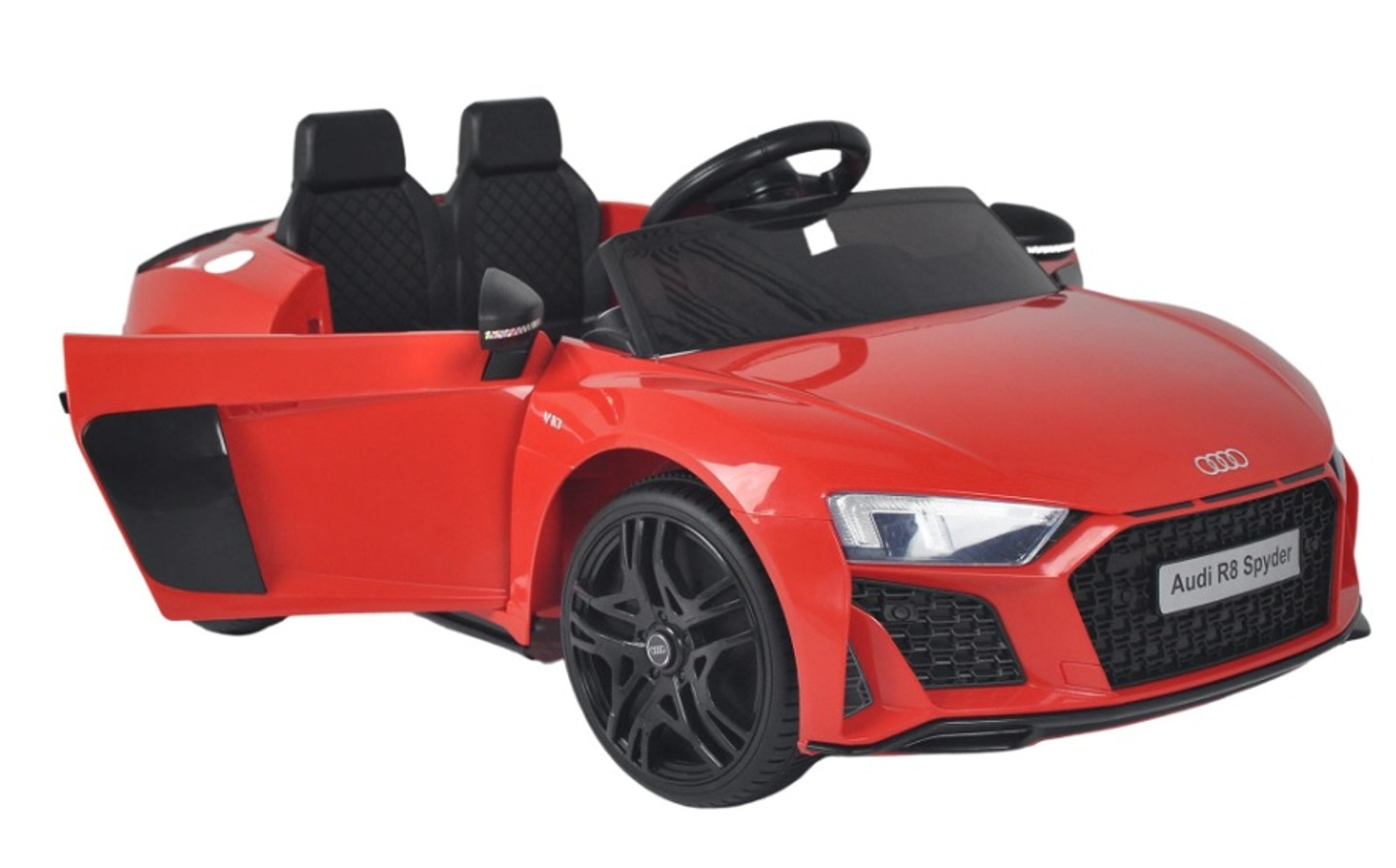 Licensed Audi R8 Spyder 12V Electric Ride On Car (Red) - Image 2