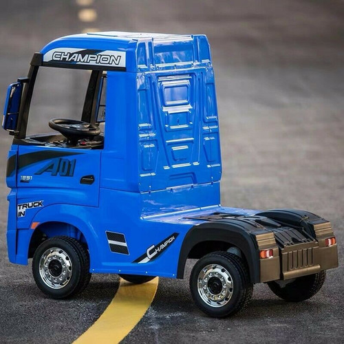 Licensed Mercedes Benz Actros Blue 24V Electric Ride On Truck - Image 4